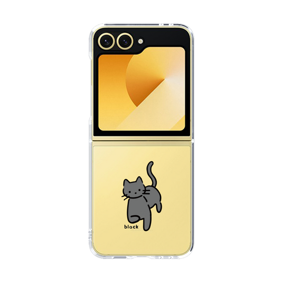 Clear Case［ オリジナル - CASEPLAYネコ - black ］