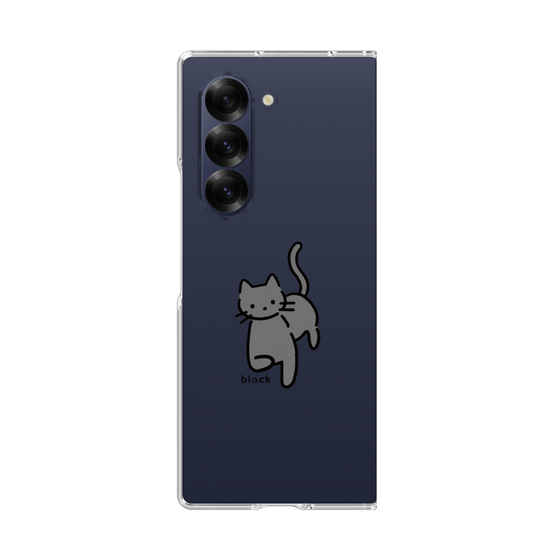 Clear Case［ オリジナル - CASEPLAYネコ - black ］