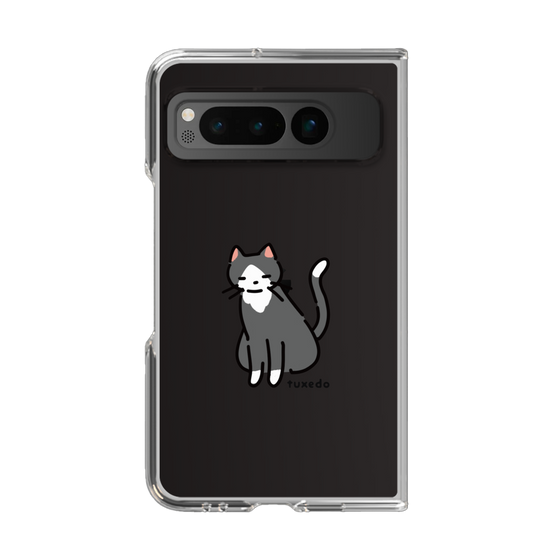 Clear Case［ Original - CASEPLAY Cat - tuxedo ］