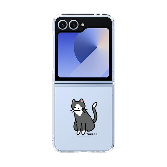 Clear Case［ オリジナル - CASEPLAYネコ - tuxedo ］