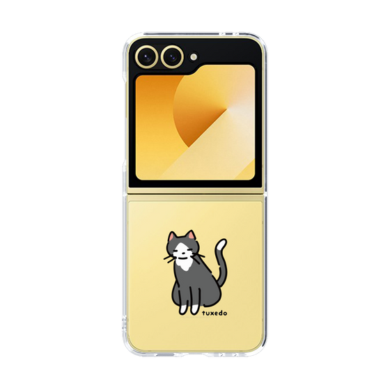 Clear Case［ オリジナル - CASEPLAYネコ - tuxedo ］