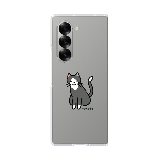 Clear Case［ オリジナル - CASEPLAYネコ - tuxedo ］