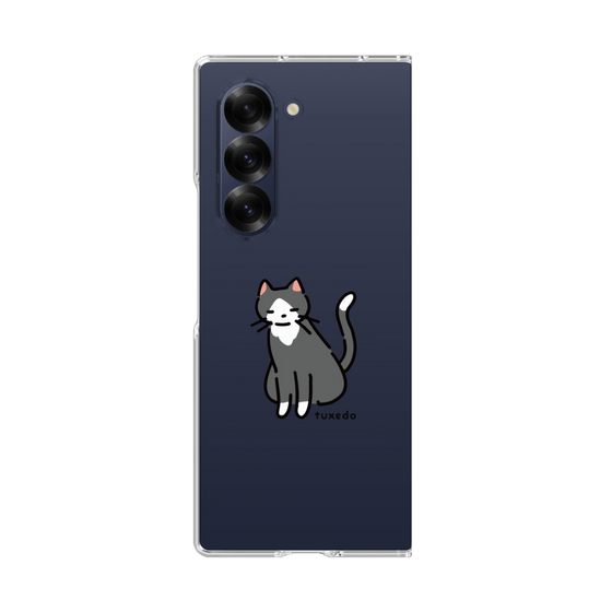 Clear Case［ オリジナル - CASEPLAYネコ - tuxedo ］