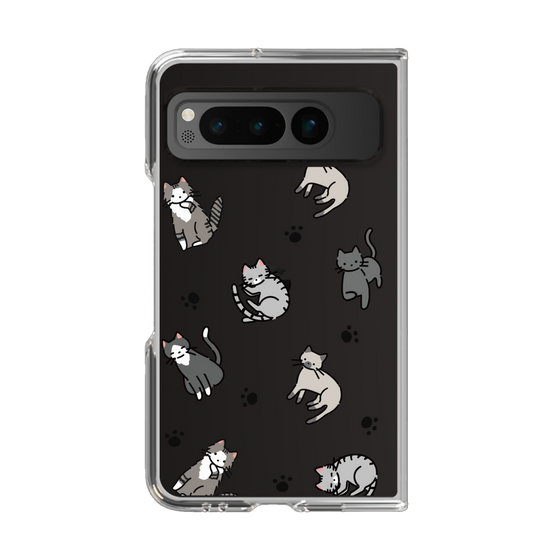 Clear Case［ Original - CASEPLAY Cat All-over Pattern - color ］