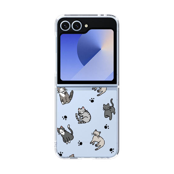 Clear Case［ オリジナル - CASEPLAYネコ総柄 - color ］