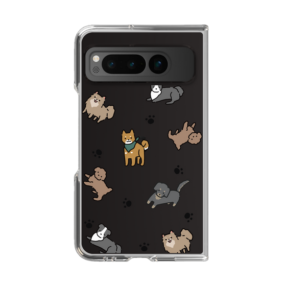 Clear Case［ Original - CASEPLAY Dog All-over Pattern - color ］