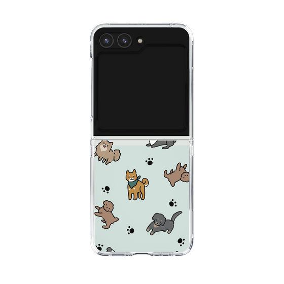 Clear Case［ Original - CASEPLAY Dog All-over Pattern - color ］
