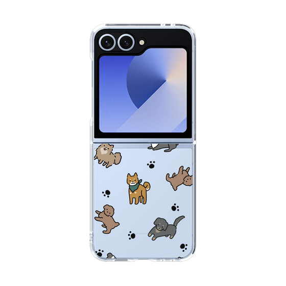 Clear Case［ オリジナル - CASEPLAYイヌ総柄 - color ］