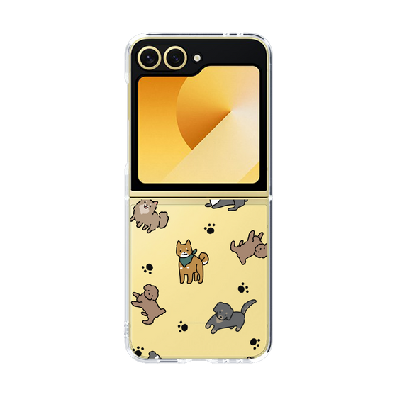 Clear Case［ オリジナル - CASEPLAYイヌ総柄 - color ］