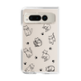 Clear Case［ Original - CASEPLAY Cat All-over Pattern - black ］