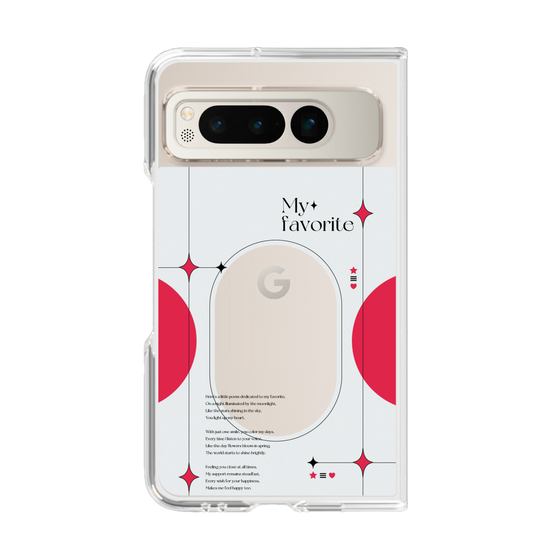 Clear Case［ Original - Instax Case - Red ］