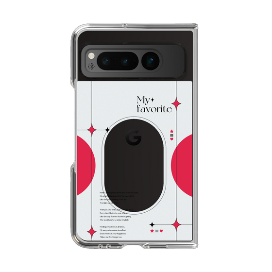 Clear Case［ Original - Instax Case - Red ］