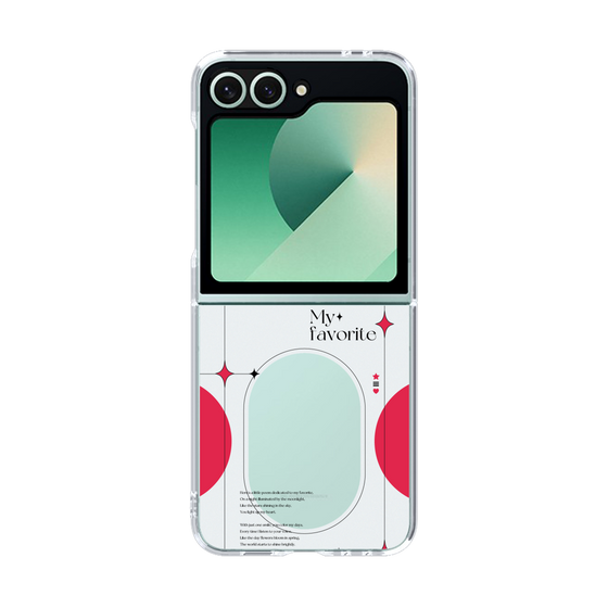 Clear Case［ オリジナル - チェキケース - レッド ］
