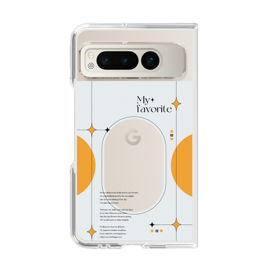 Clear Case［ Original - Instax Case - Orange ］