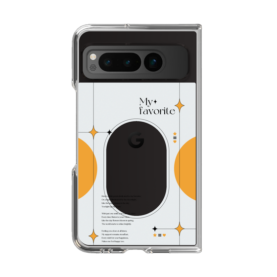 Clear Case［ Original - Instax Case - Orange ］