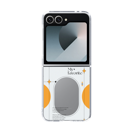 Clear Case［ オリジナル - チェキケース - Orange ］