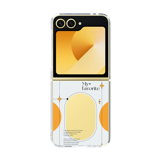 Clear Case［ オリジナル - チェキケース - Orange ］
