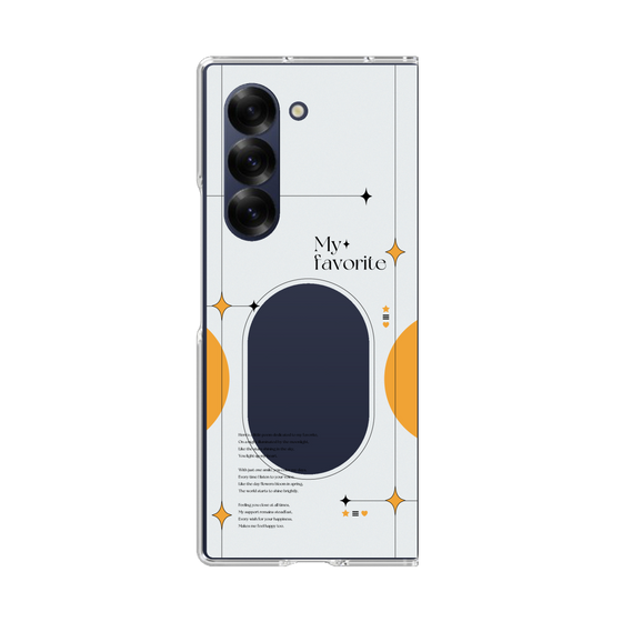 Clear Case［ オリジナル - チェキケース - Orange ］