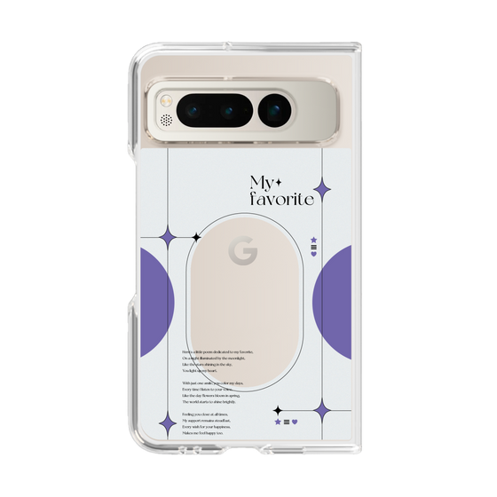 Clear Case［ Original - Instax Case - Purple ］