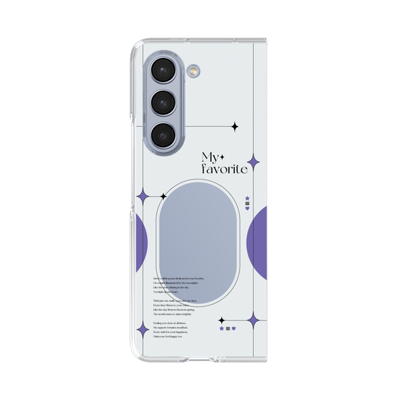 Clear Case［ Original - Instax Case - Purple ］