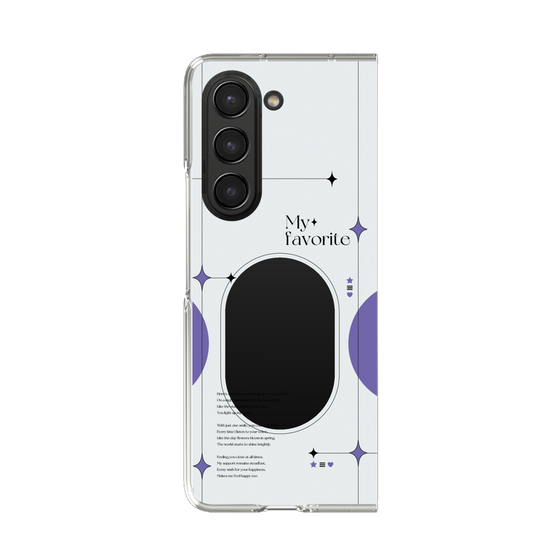 Clear Case［ Original - Instax Case - Purple ］