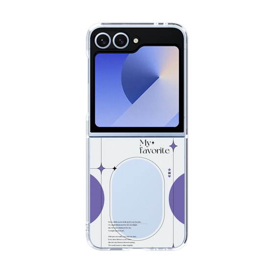 Clear Case［ オリジナル - チェキケース - Purple ］