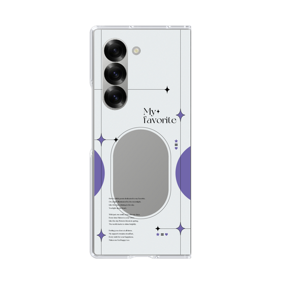 Clear Case［ オリジナル - チェキケース - Purple ］