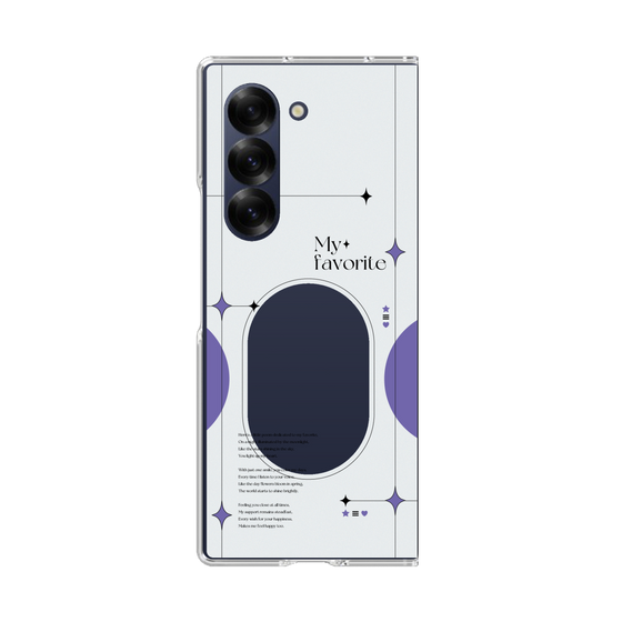 Clear Case［ オリジナル - チェキケース - Purple ］