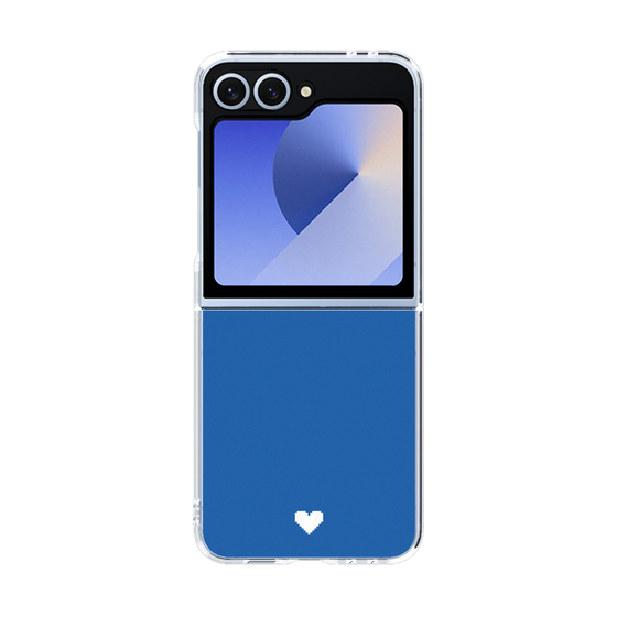 Clear Case［ オリジナル - 推し色ハート - Blue ］