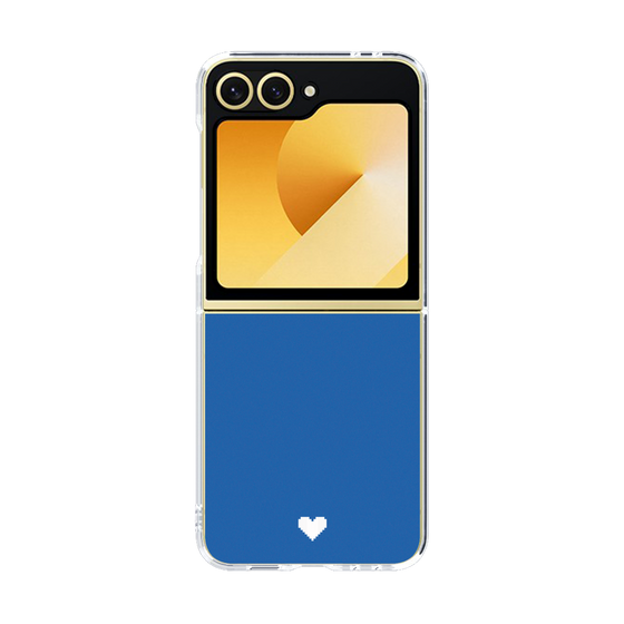 Clear Case［ オリジナル - 推し色ハート - Blue ］