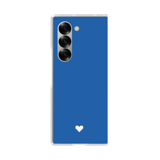 Clear Case［ オリジナル - 推し色ハート - Blue ］