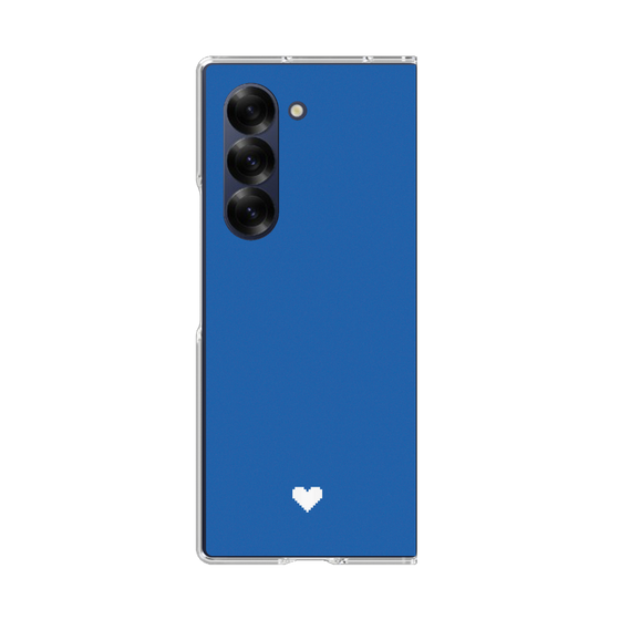 Clear Case［ オリジナル - 推し色ハート - Blue ］