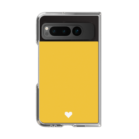 Clear Case［ Original - Favorite Color Heart - Yellow ］