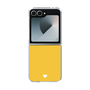 Clear Case［ オリジナル - 推し色ハート - イエロー ］