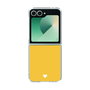 Clear Case［ オリジナル - 推し色ハート - イエロー ］
