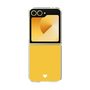 Clear Case［ オリジナル - 推し色ハート - イエロー ］