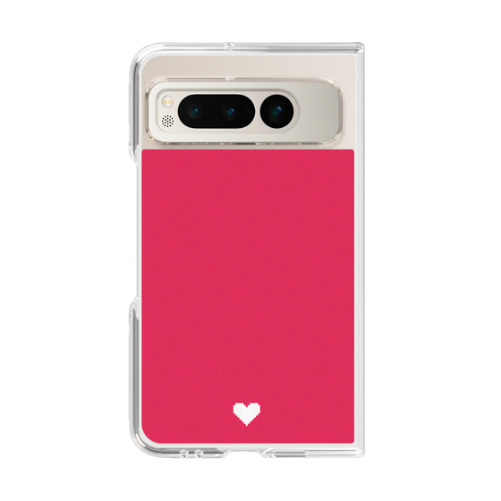Clear Case［ Original - Favorite Color Heart - Red ］