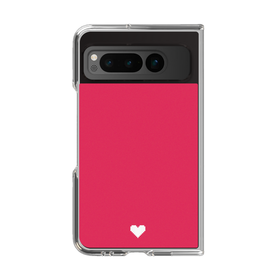 Clear Case［ Original - Favorite Color Heart - Red ］