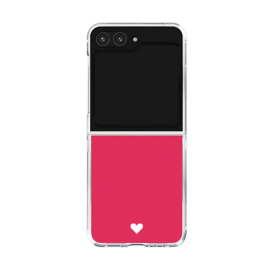 Clear Case［ Original - Favorite Color Heart - Red ］