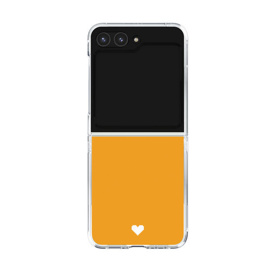 Clear Case［ Original - Favorite Color Heart - Orange ］