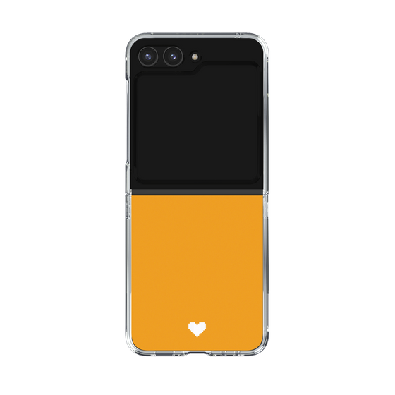 Clear Case［ Original - Favorite Color Heart - Orange ］