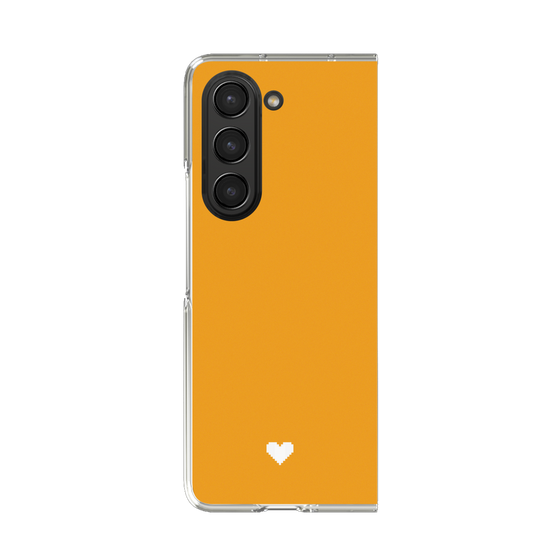 Clear Case［ Original - Favorite Color Heart - Orange ］