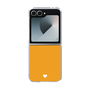 Clear Case［ オリジナル - 推し色ハート - Orange ］