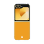 Clear Case［ オリジナル - 推し色ハート - Orange ］
