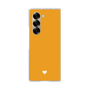 Clear Case［ オリジナル - 推し色ハート - Orange ］