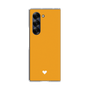 Clear Case［ オリジナル - 推し色ハート - Orange ］