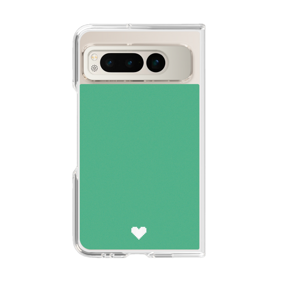 Clear Case［ Original - Favorite Color Heart - Green ］
