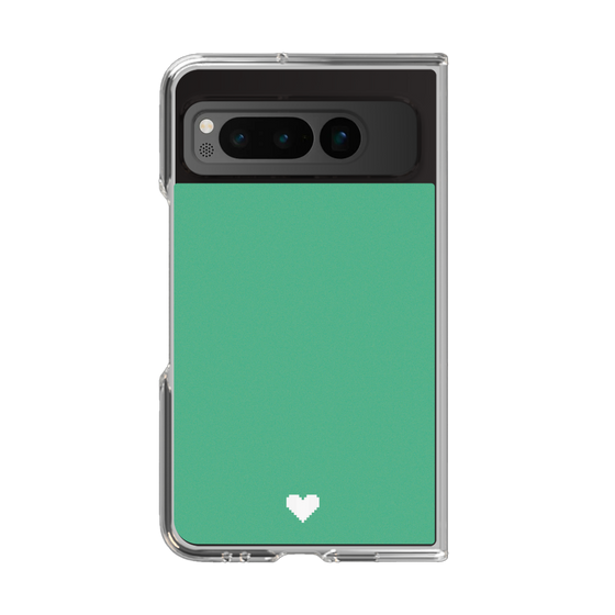 Clear Case［ Original - Favorite Color Heart - Green ］