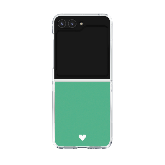 Clear Case［ Original - Favorite Color Heart - Green ］