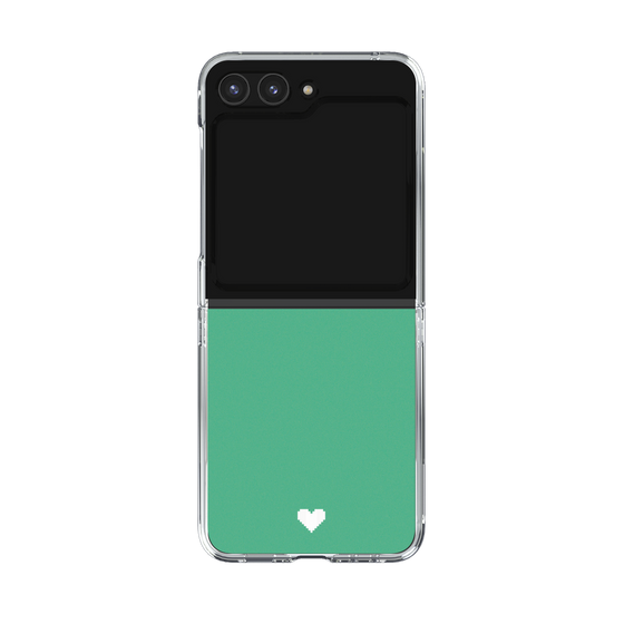 Clear Case［ Original - Favorite Color Heart - Green ］